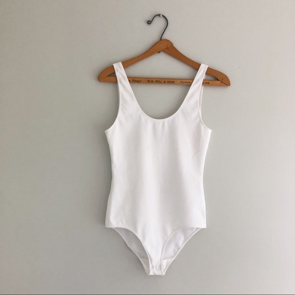 Aritzia Wilfred Free White Bodysuit Size M - Picture 1 of 5